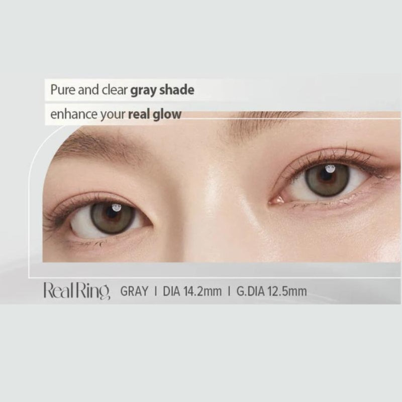 Olens月抛美瞳Real Ring Gray -6.00 2枚
