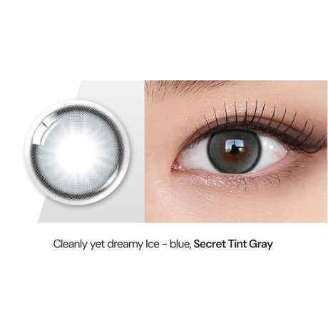 Olens月抛美瞳Secret Tint Gray -5.00 2片