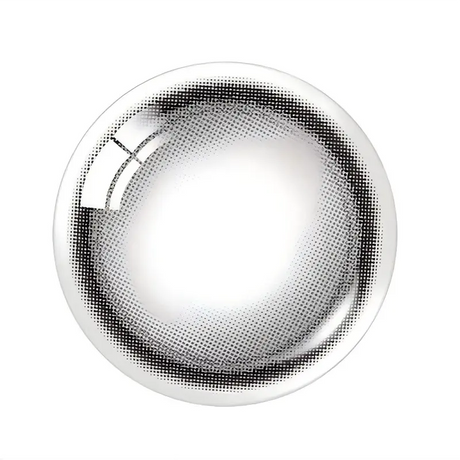 Olens 1 Month Colored Contact Lens Glowy Tear Gray -6.00 2pcs