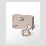 Olens 1 Month Colored Contact Lens Real Ring Brown -3.00 2pcs