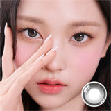 Olens月抛美瞳Big Glowy Gray -4.50 2枚