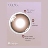 Olens 1 Month Colored Contact Lens Mood Night Mood Choco -4.00 2pcs