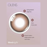 Olens 1 Month Colored Contact Lens Mood Night Mood Choco -5.50 2pcs
