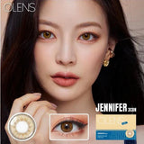 Olens 2 Weeks Colored Contact Lens Jennifer 3Con Hazel -4.75 4pcs