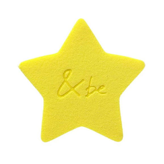&Be Beauty Sponge Yellow Star Shape