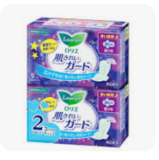 花王-laurier-乐而雅-素肌-日用卫生巾17cm-32枚