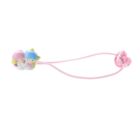 Sanrio-三丽鸥-双子星爱心头绳-粉色