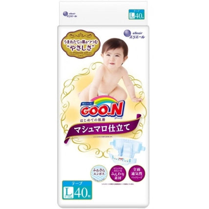 【团购】goon大王纸尿裤-天使棉花糖-L（40枚）