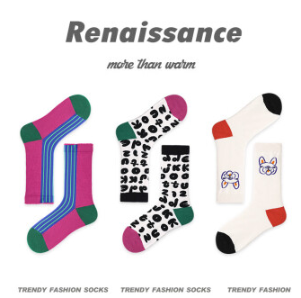 Renaissance-袜子-三双装-（多色款）